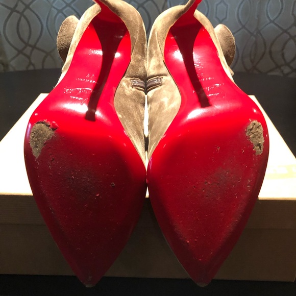 *Authentic* Christian Louboutin Suede Booties - Picture 4 of 5